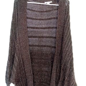 Chocolate Knitted Poncho